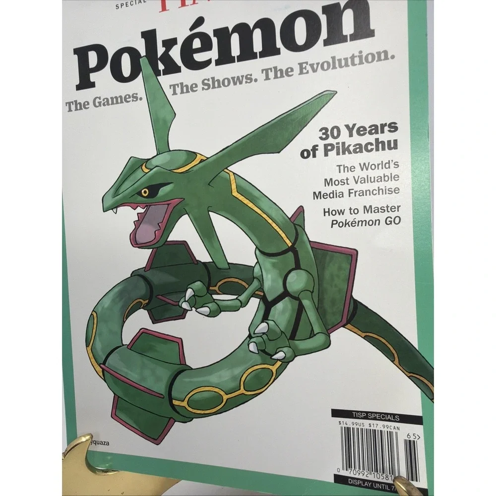 2026 Time Magazine POKEMON SPECIAL EDITION Rayquaza Pokémon EVOLUTION 30 Years